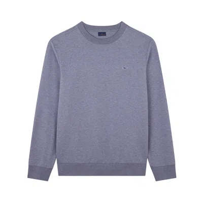 Paul & Shark Stretch Fleece Cotton Sweatshirt In Gray