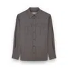 Paul & Shark Stretch Wool Overshirt In Brown