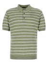 Paul & Shark Classic Striped Linen Polo With Collared Neckline