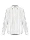 Paul & Shark Striped Long-sleeve Shirt In Neutral