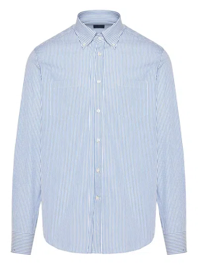 Paul & Shark Hemd Mit Gestreifter Tasche In Blue