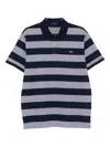 Paul & Shark Striped Polo Shirt In Blue