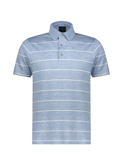 Paul & Shark Man Polo Shirt Sky Blue Size Xxl Cotton