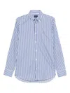 Paul & Shark Striped Shirt In Blue