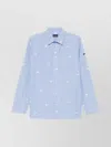 Paul & Shark Striped Shirt Featuring Chest Pocket In Blue