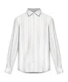 Paul & Shark Striped Long-sleeve Shirt In White