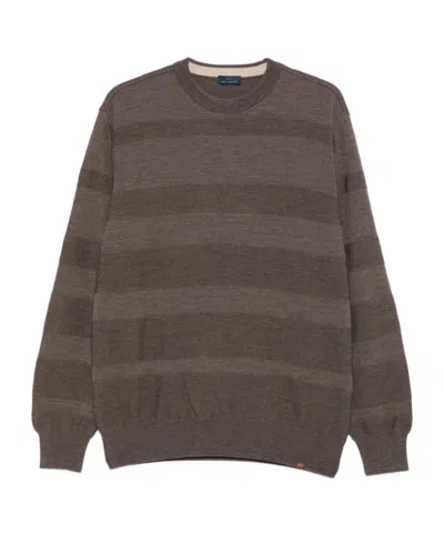 PAUL & SHARK STRIPED WOOL SWEATER