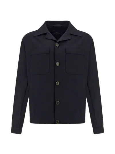 Paul & Shark Paul&shark Stylish Men's Mini Coat In Blue