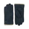 Paul & Shark Suede Gloves In Blue