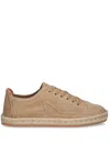 Paul & Shark Suede Lace-up Sneakers In Brown