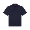 Paul & Shark Supima® Cotton Jersey Polo Shirt With Shark Fin Embroidery In Blue