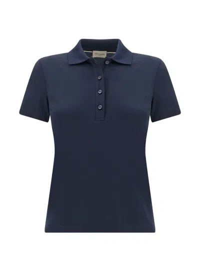Paul & Shark Supima Cotton Polo Shirt In Blue