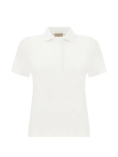Paul & Shark Supima Cotton Polo Shirt In White