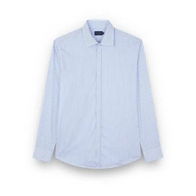 Paul & Shark Supima® Cotton Shirt In Blue