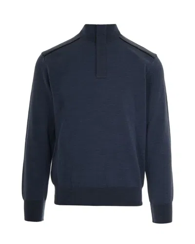 Paul & Shark Long-sleeved Sweater In Blue
