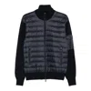 Paul & Shark Wool Sleeve Quilted Jacket Clothing In Blue