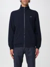 Paul & Shark Full-zip Cotton Blend Sweatshirt Clothing In Black