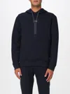 Paul & Shark Drawstring Hooded Sweatshirt In Blue