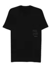 Paul & Shark Basic Crew Neck T-shirt In Black