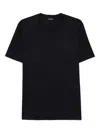 Paul & Shark Back-print Cotton T-shirt Clothing In Black