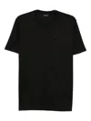 Paul & Shark Back-print Cotton T-shirt Clothing In Black