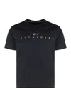 Paul & Shark Cotton Jersey T-shirt Featuring Logo Print In Multi
