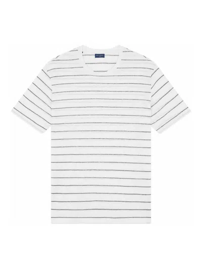 PAUL & SHARK T SHIRT IN LINO JERSEY A RIGHE