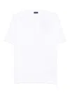 Paul & Shark Crew Neck Short Sleeve Straight Hem In White