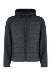 Paul & Shark Hooded Jacket Technical Fabric In Black
