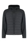 Paul & Shark Hooded Jacket Technical Fabric In Black