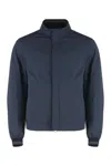 Paul & Shark Technical Fabric Waterproof Jacket In Blue