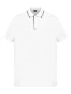 Paul & Shark Tipped-collar Polo Shirt In White