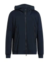 Paul & Shark Travel Man Jacket Midnight Blue Size Xl Nylon, Cotton, Elastane In Blue