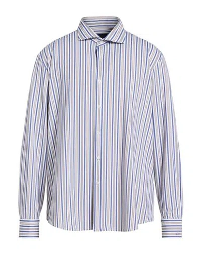 Paul & Shark Travel Man Shirt Blue Size 18 Polyamide, Elastane In Multi