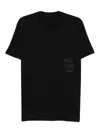 Paul & Shark Basic Crew Neck T-shirt In Black