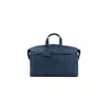 Paul & Shark Tumbled Leather Holdall In Blue
