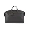 Paul & Shark Tumbled Leather Holdall In Brown