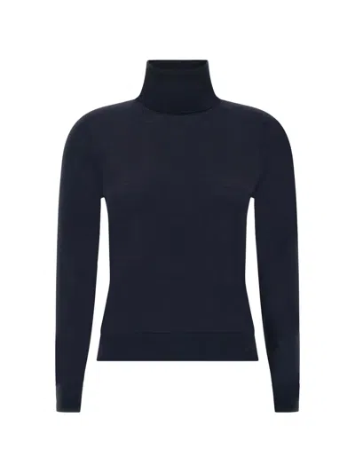 Paul & Shark Turtleneck Sweater In Blue