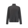 Paul & Shark Turtleneck Sweater In Wool And Cashmere In Black