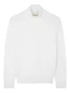 Paul & Shark Soft Cool Touch Wool Turtleneck In White