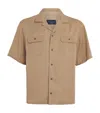 Paul & Shark Twill Shirt In Green