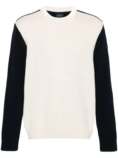 Paul & Shark Gerippter Pullover In Blue
