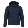 Paul & Shark Typhoon 4x4 Re Stretch Down Jacket Navy Blue In Blue