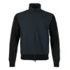Paul & Shark Typhoon Hybrid Knitted Jacket Black In Black