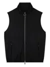 Paul & Shark Typhoon Padded Gilet In Black