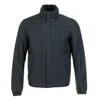 Paul & Shark Typhoon Pertex Hooded Jacket Black In Blue