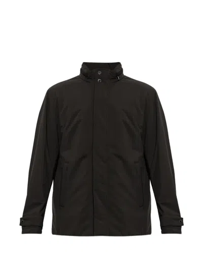 Paul & Shark Typhoon Platinum High-neck Insulated Jacket In Multi