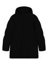 Paul & Shark Typhoon Re-4x4 Quilted Coat In Black