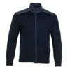 Paul & Shark Typhoon Re Stretch 4x4 Wool Full Zip Jumper Navy In Blue