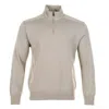 Paul & Shark Typhoon Re Stretch 4x4 Wool Half Zip Jumper Beige In Gray